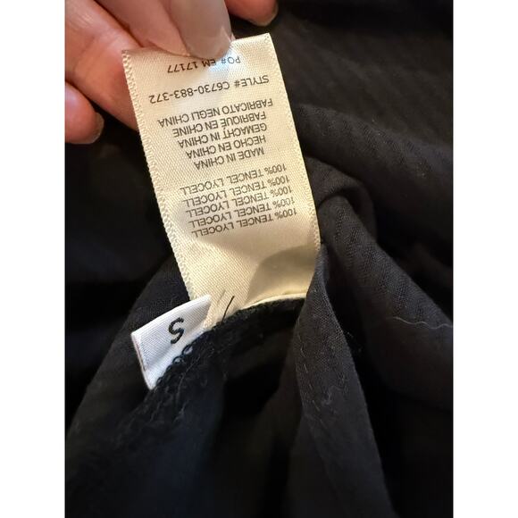 Cloth & Stone High Low Slip Dress Black S - Picture 6 of 6